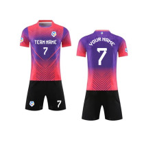 【 Player version jersey material 】Red purple high quality personalized customized football jerseys game clothing Sports clothing quick drying jerseys