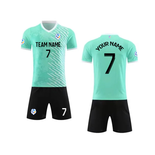 【 Player version jersey material 】 Green football jerseys High-quality team apparel customized football jerseys customized worldwide shipping