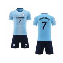 [High-quality Jersey customization] Blue high-quality team apparel customized football jerseys customized worldwide shipping