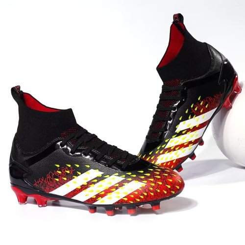 [Senior football shoes] Orange spike Football shoes Cool sports shoes High quality football shoes