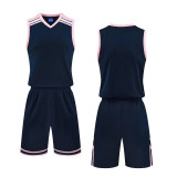 【 Advanced basketball jersey customization 】 Black and pink high-quality basketball jersey customization breathable quick drying light body customization