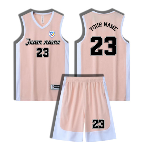 【 Senior basketball jersey customization 】  Coffee color basketball suit customized clothing competition team uniform global distribution