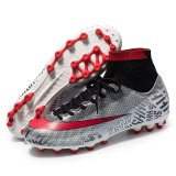 [Senior football shoes] white Football shoes for competition wear good sports shoes