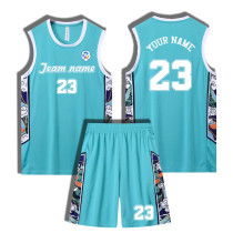 【 Advanced basketball Jersey customization 】 Green American basketball jersey set Custom summer quick-drying training wear Breathable jersey