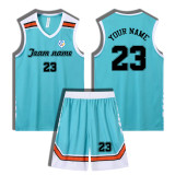 [Senior basketball jersey customization] Green American basketball clothing custom sports training quick-drying jersey breathable summer jersey