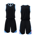 [Senior basketball jersey customization] Black basketball clothing customized whole body customized game training clothing