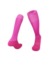 [Professional Football Adult socks] Rose red Sports football stockings leg warmers Sports game professional socks