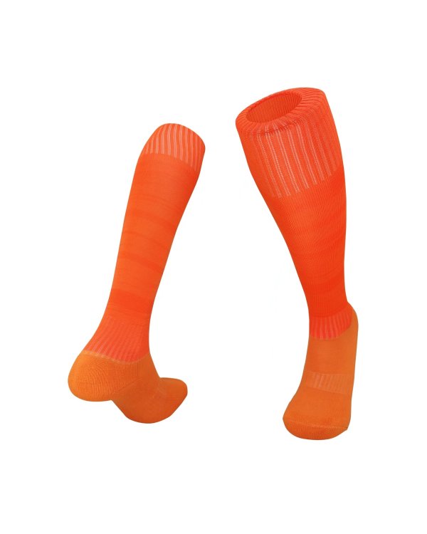 [Professional Football Adult socks] orange Sports football stockings leg warmers Sports game professional socks