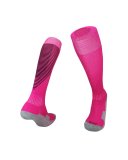 [Professional Football Adult socks] pink Football socks Breathable training socks sports game non-slip socks