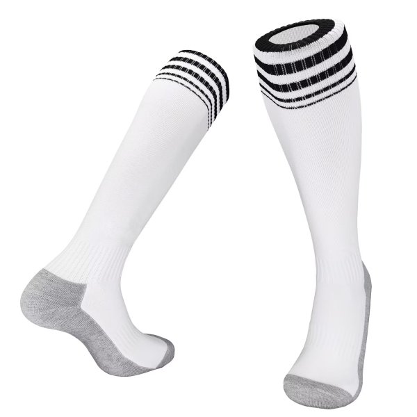 [Professional football adult socks] white Football socks Professional sports socks non-slip breathable socks