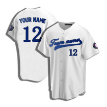 【 Senior baseball clothing 】white American baseball clothing custom game jerseys custom sports clothing