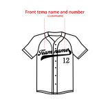 【 Senior baseball clothing 】white American baseball clothing custom game jerseys custom sports clothing