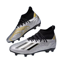 [Senior football shoes] Silver spike Professional training game football shoes non-slip adult game shoes