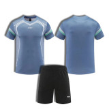 【 Sports T-shirt 】blue T-shirt quick-drying sportswear Breathable summer training clothing short sleeves