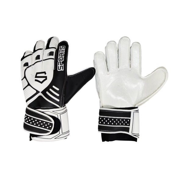 [Extra thick goalie gloves] black Children's goalie gloves Protect fingers Shock-proof gloves Latex gloves