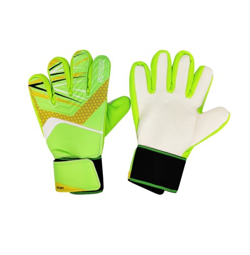 [Extra thick goalie gloves] Fluorescent green Goalie gloves Match gloves High quality gloves are shock-proof