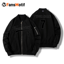 [Adult Jacket] black J21 Flight Jacket Single stand collar jacket garment 21J