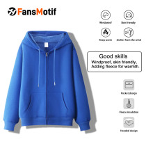 【 High quality hoodie 】blue Hooded jumper hoodie spring and autumn new blank hoodie can be LOGO printing