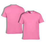 【 High Quality T-shirt 】Azaleas Cotton round neck short sleeved T-shirt Fine fabric Soft and comfortable Close fitting and non irritating