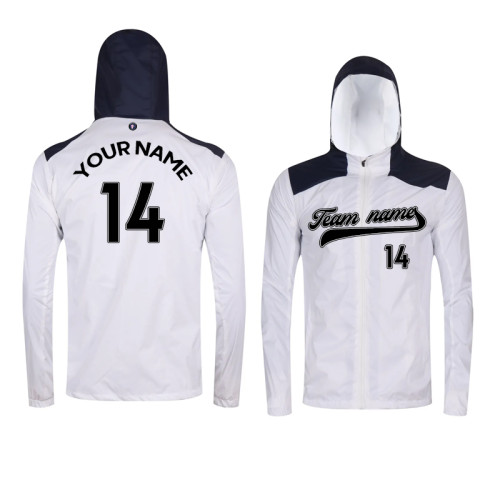 【 High Quality Windbreaker 】White reflective waterproof windbreaker High quality windbreaker 