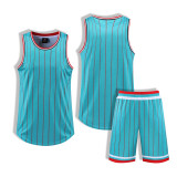 [Senior basketball jersey customization] Blue Basketball apparel free drawing Customized clothing Competition specific clothing Global deliver goods