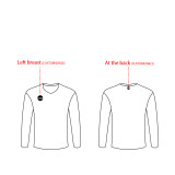 [Winter Football Jacket] white can be customized sports long sleeve suit winter suit long sleeve clothing