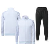 [Winter Football Jacket] white can be customized sports long-sleeved training clothing