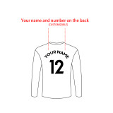 [Winter football jacket] gray can be customized long-sleeved winter training clothing group purchase custom