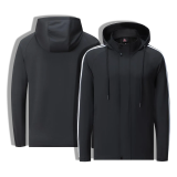 [Winter football jacket] black can be customized winter clothing warm and antifreeze sports clothing shipped worldwide