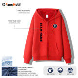 【 High quality hoodie 】red Hooded jumper hoodie spring and autumn new blank hoodie can be LOGO printing