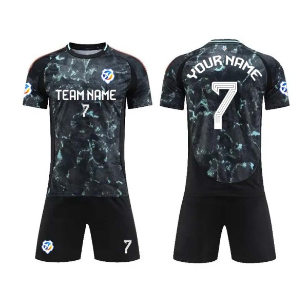 [High-quality jersey customization] Football suit male training clothing short sleeve adult breathable clothing