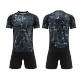 [High-quality jersey customization] Football suit male training clothing short sleeve adult breathable clothing