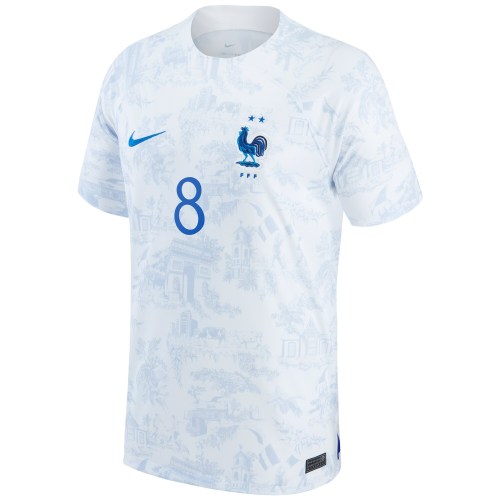 Aurélien Tchouaméni France National Team Nike 2022/23 Replica Away Jersey - White