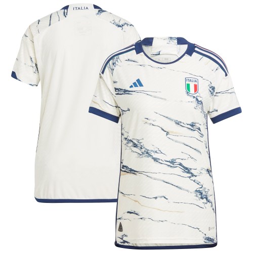 Italy National Team adidas 2023 Away Authentic Jersey - White