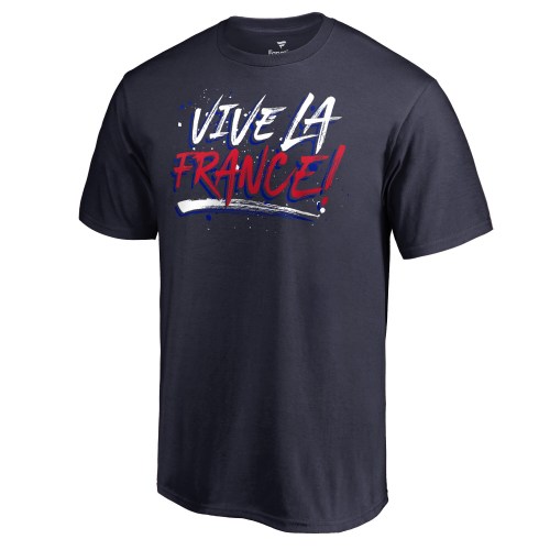 France Fanatics Branded Vive Le France T-Shirt - Navy