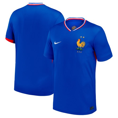France National Team Nike 2024 Home Replica Blank Jersey - Blue