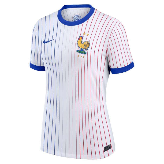 France National Team Nike Women's 2024 Away Replica Blank Jersey - White