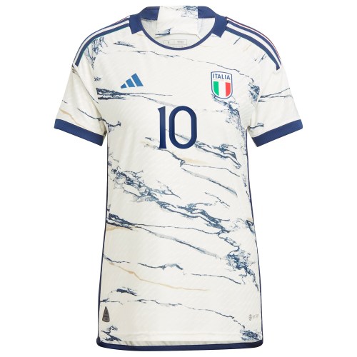 Lorenzo Insigne Italy National Team adidas 2023 Away Authentic Player Jersey - White