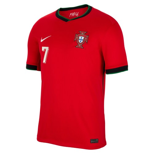Cristiano Ronaldo Portugal National Team Nike 2024 Home Replica Jersey - Red