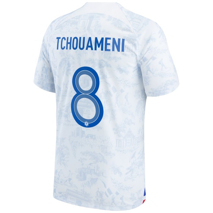 Aurélien Tchouaméni France National Team Nike 2022/23 Replica Away Jersey - White