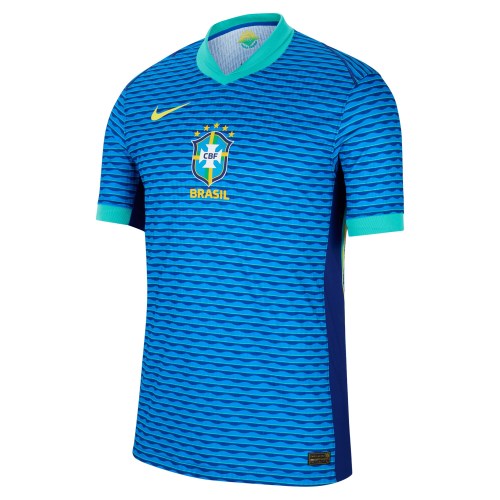 Brazil National Team Nike 2024 Away Match Authentic Jersey – Blue