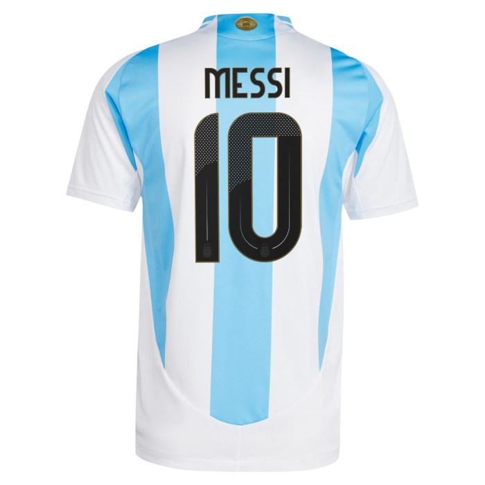 Lionel Messi Argentina National Team adidas 2024 Home  Player Jersey - White