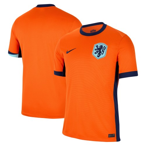 Netherlands National Team Nike 2024 Home Replica Blank Jersey - Orange