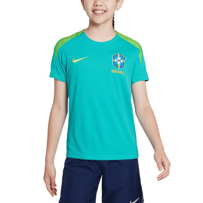 Brazil National Team Nike Youth 2024 Strike Performance Top - Blue