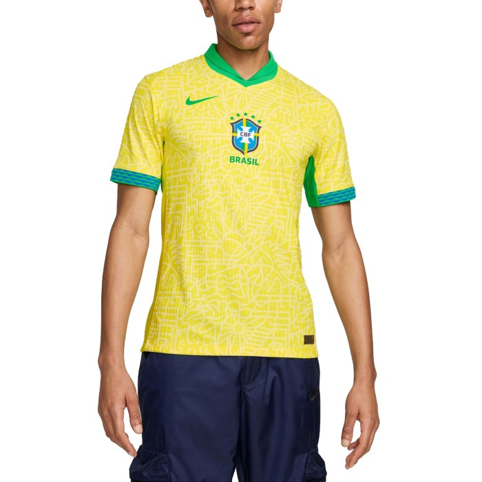 Brazil National Team Nike 2024 Home Match Authentic Jersey – Yellow