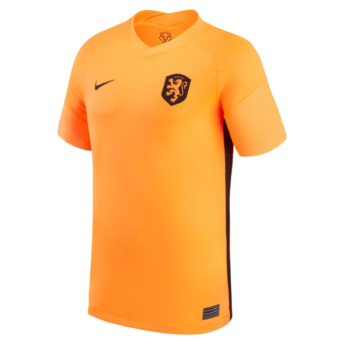 Netherlands Women's National Team Nike Youth 2022/23 Home Replica Blank Jersey - Orange