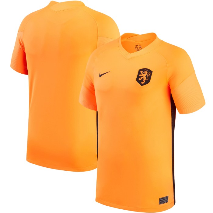 Netherlands Women's National Team Nike Youth 2022/23 Home Replica Blank Jersey - Orange