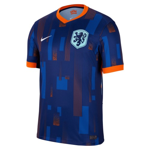 Netherlands National Team Nike 2024 Away Replica Blank Jersey - Blue