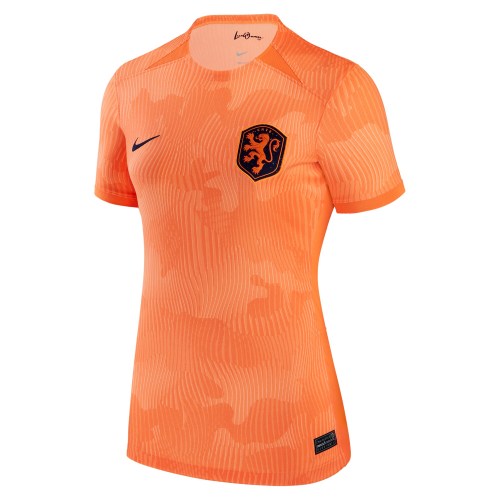 Netherlands Women's National Team Nike Women's 2023 Home Stadium Replica Jersey - Orange