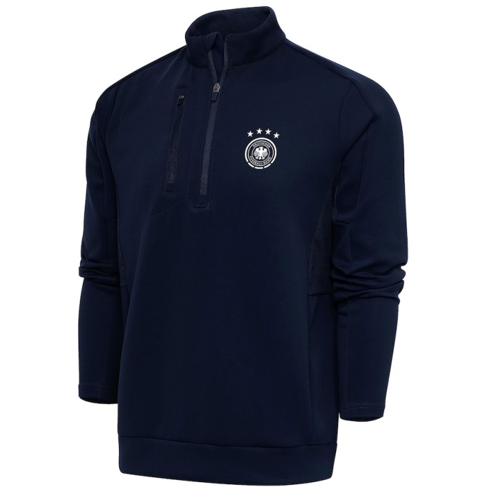 Germany National Team Genesis Quarter-Zip Pullover - Navy